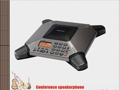 Panasonic KX-TS730S 8-Microphone Conference Speakerphone with Caller ID and 120-Minute Recording