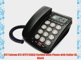 DTI Telcom DTI-DTP215BLK Corded Desk Phone with Caller ID Black