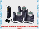 X-50 VoIP Small Business System (3) Phone System bundle