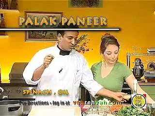 Palak Paneer Traditional Indian Food - By VahChef @ VahRehVah.com