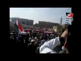 جنازة عسكرية لشهداء كمين بني سويف