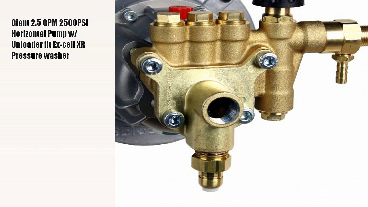 Giant 2.5 GPM 2500PSI Horizontal Pump w/ Unloader