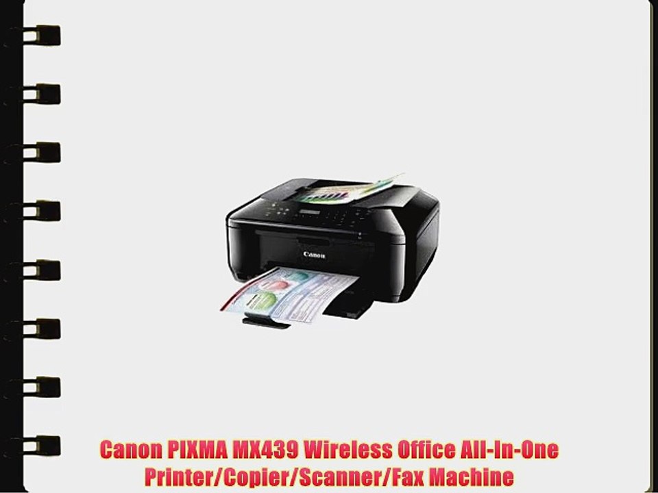 Canon PIXMA MX439 Wireless Office AllInOne Printer/Copier/Scanner/Fax