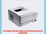 HP LaserJet 2100 Laser Printer W/Test Prints No Toner Nor Accessories