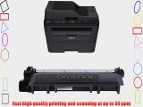 Brother DCPL2540DW Wireless  Laser Printer and Brother TN660 High Yield Toner