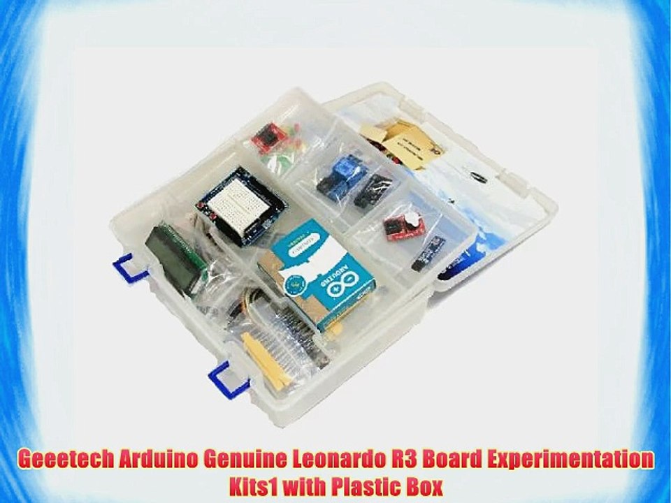 Geeetech Arduino Genuine Leonardo R3 Board Experimentation Kits1 with Plastic Box