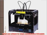CTC 3d Printer Dual Extruder   New Extruder   Dual Nozzle 8.8x5.7x5.9build Volume with Abs