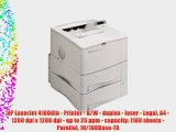 HP LaserJet 4100dtn - Printer - B/W - duplex - laser - Legal A4 - 1200 dpi x 1200 dpi - up