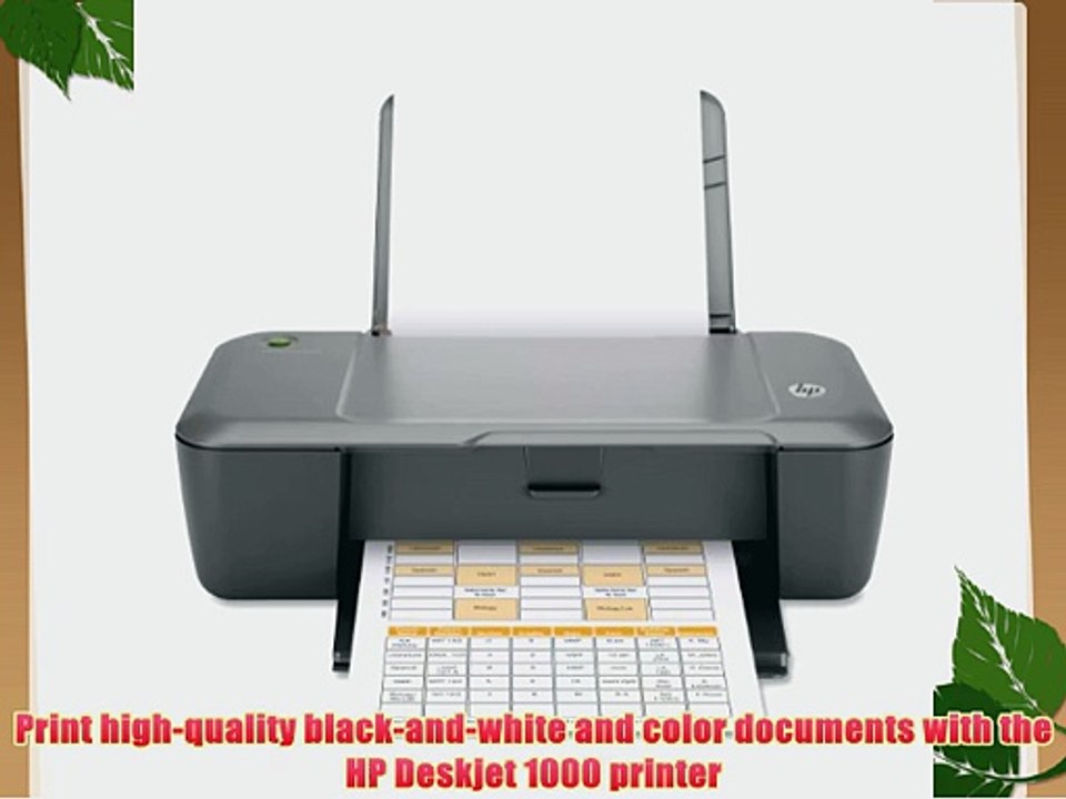 HP Deskjet 1000 Printer (CH340A#B1H)