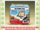 6 PACK HOT PEPPER SUET CAKE Color: HOT PEPPER Size: 12 OUNCE (Catalog Category: Wild Bird Food:WILD