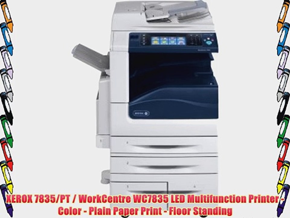 XEROX 7835/PT / WorkCentre WC7835 LED Multifunction Printer - Color - Plain Paper Print - Floor