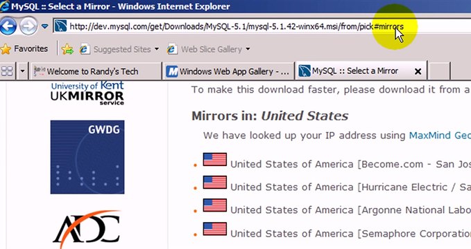 Installing PHP MySQL and PHPMyAdmin on Windows Server 2008 R2