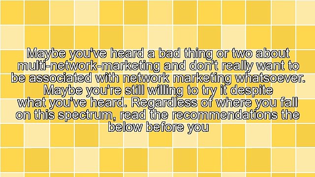 How To Achieve Success When It Comes To Network Marketing