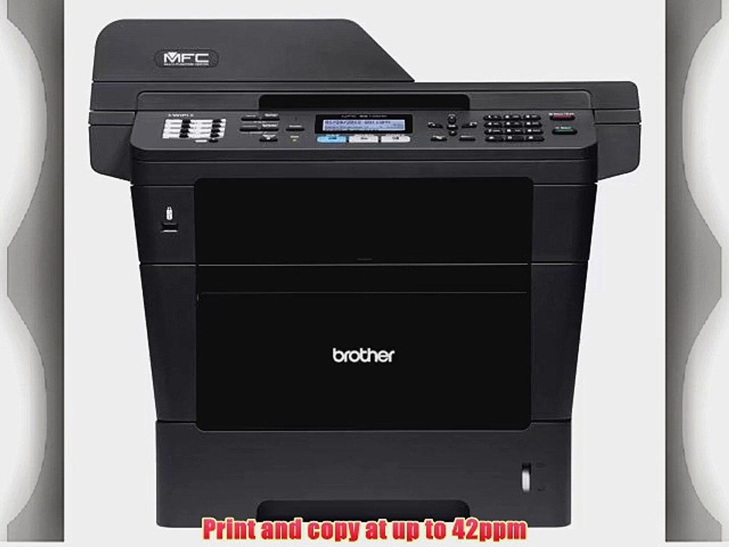 ⁣Brother Printer MFC8910DW Wireless Monochrome Printer with Scanner Copier and Fax