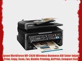 Epson WorkForce WF-2630 Wireless Business AIO Color Inkjet Print Copy Scan Fax Mobile Printing