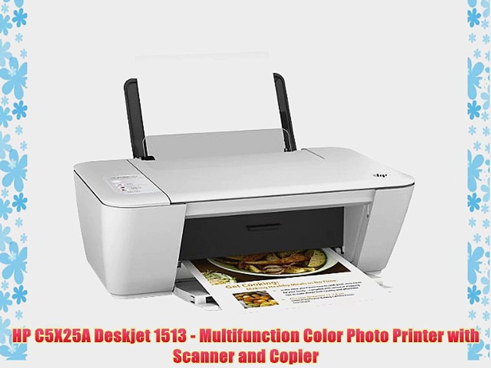 HP C5X25A Deskjet 1513 - Multifunction Color Photo Printer with Scanner and Copier