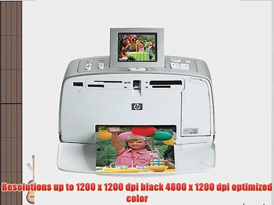 HP Photosmart 385 Compact Photo Printer (Q6387A#ABA)