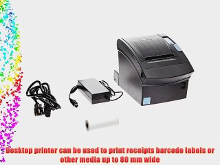 BIXOLON Monochrome Desktop Direct Thermal Receipt Printer with Parallel Interface 7.87 in/s