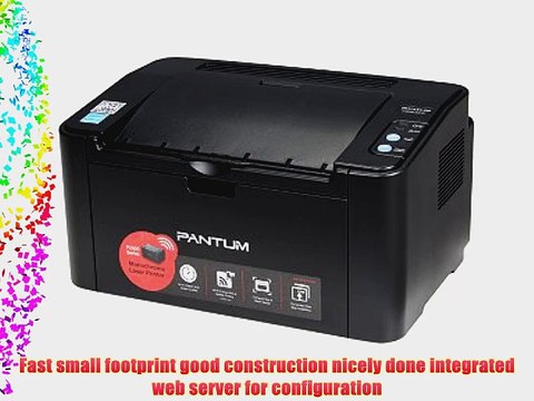 Pantum P2502W 22 ppm (A4) / 23 ppm (Letter) Monochrome Wireless 802.11b/g/n Laser Printer