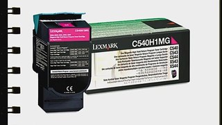 Lexmark C540H1MG High-Yield Toner 2000 Page-Yield Magenta-- by BND 734646083478 C540H1MG