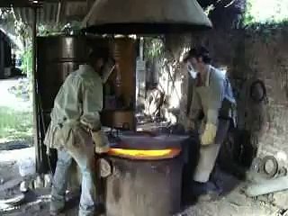 proceso de fundición en bronce a la cera perdida