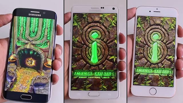 Samsung Galaxy S6 Edge vs iPhone 6 vs Note 4 Speed Test