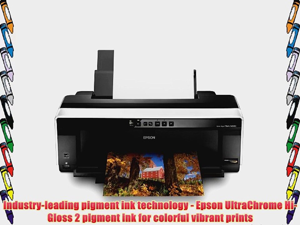 Epson Stylus Photo R2000 Wireless Wide-Format Color Inkjet Printer (C11CB35201)