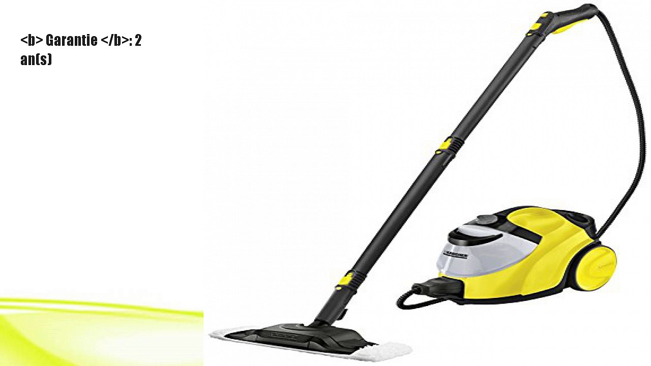Karcher 15125000 SC5 Nettoyeur Vapeur Jaune/Noir 58