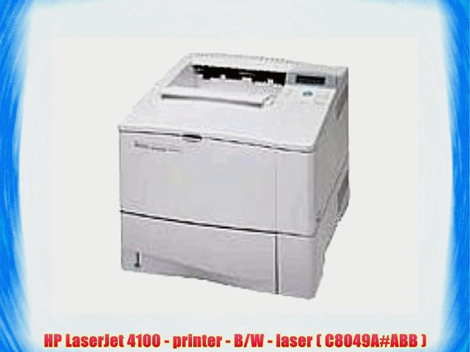 HP LaserJet 4100 - printer - B/W - laser ( C8049A#ABB )