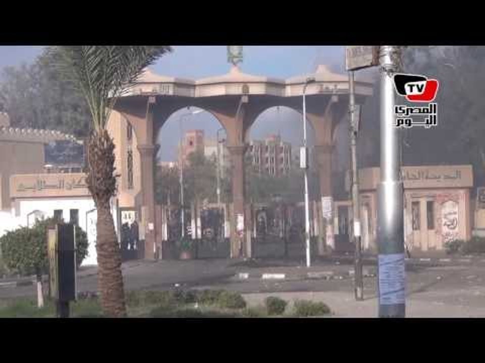 تجدد الإشتباكات بين طلاب الإخوان وقوات الأمن في محيط جامعة الأزهر