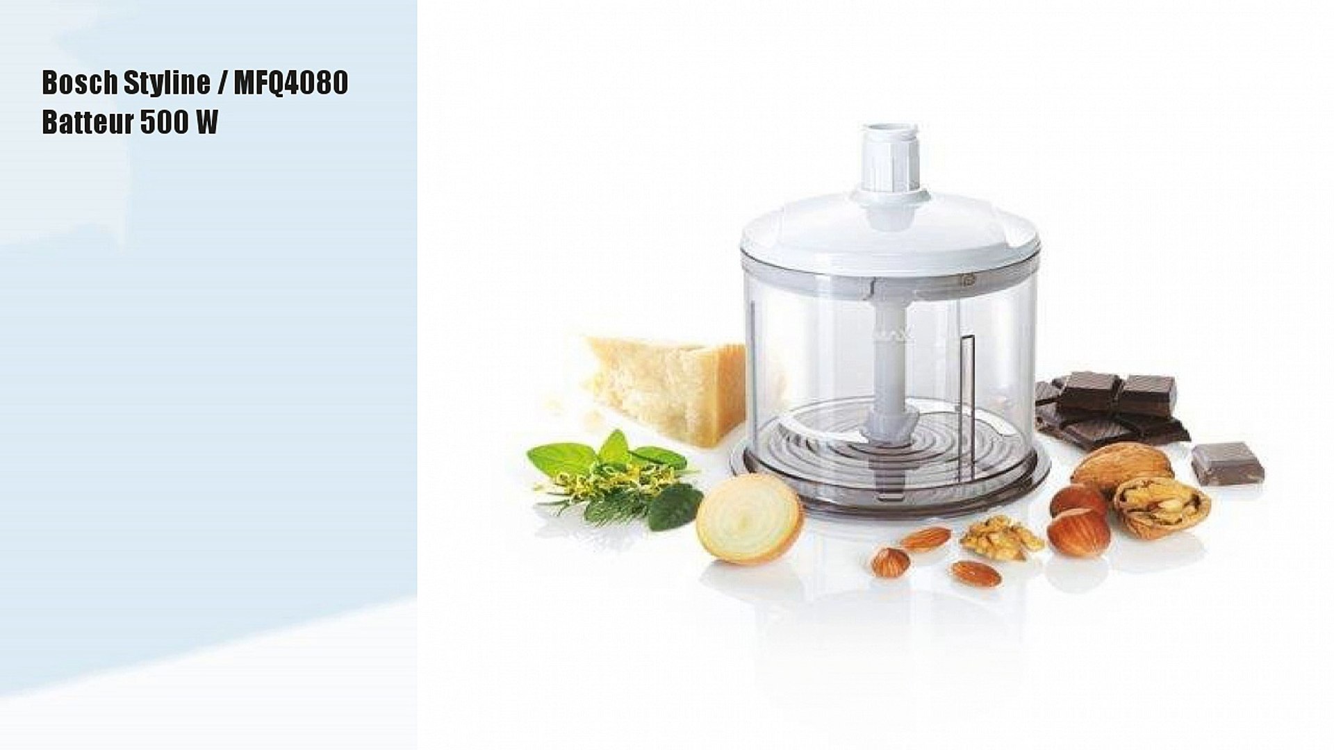 Bosch Styline Mfq4080 Batteur 500 W Video Dailymotion