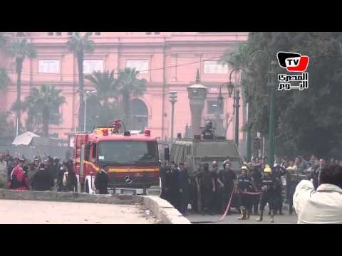 الأمن يفض مظاهرة طلاب الإخوان في «التحرير» بقنابل الغاز