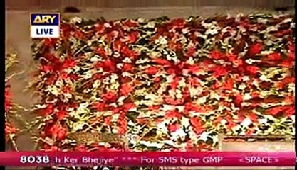 Flim Star Sana Nawaz Shows Her Wedding Videos In Live Show