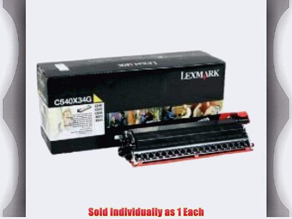 Lexmark C540X34G C540X34G Developer Unit Yellow