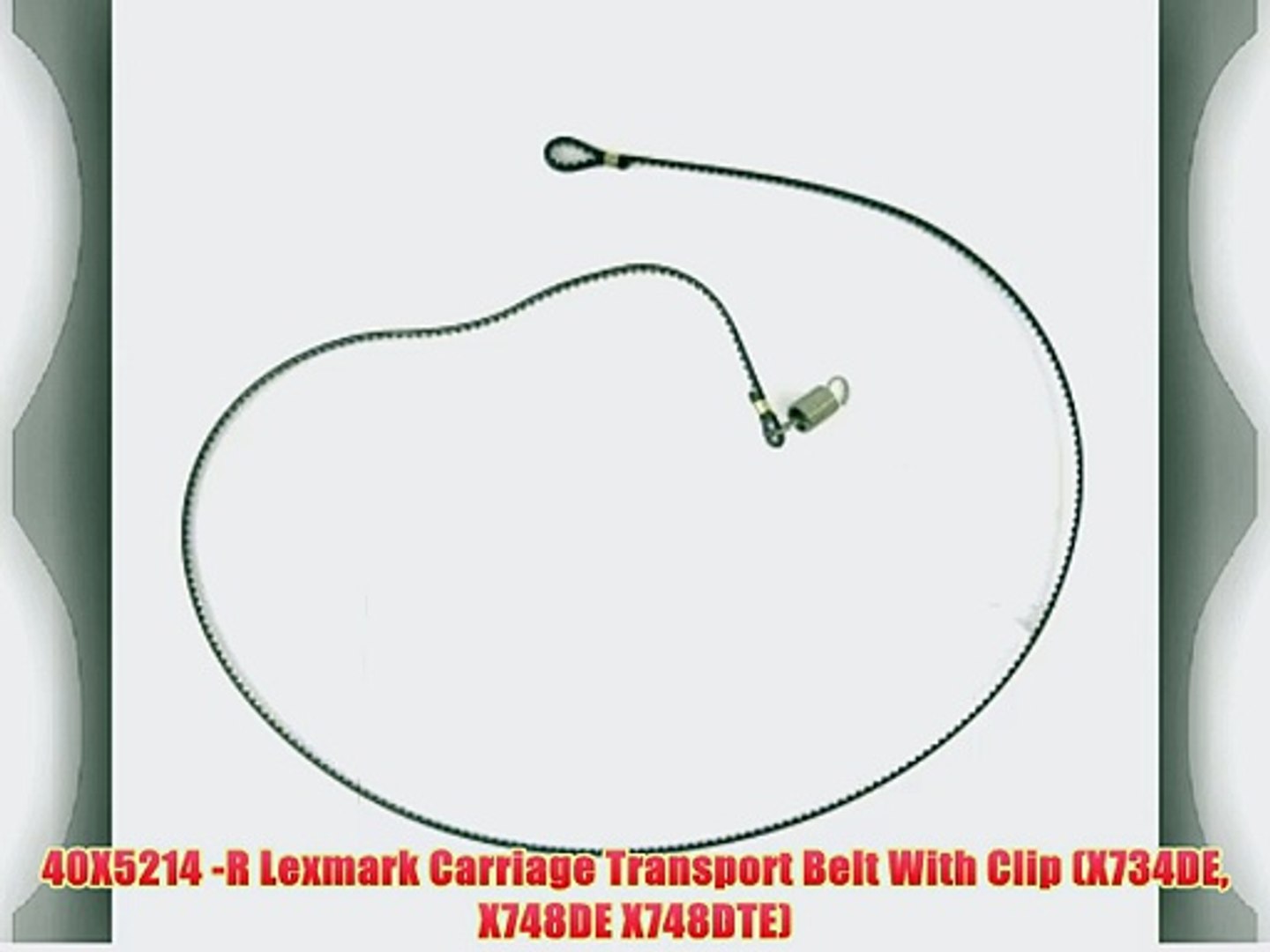 Printer Transfer Belts Electronics Lexmark Carriage Transport Belt with