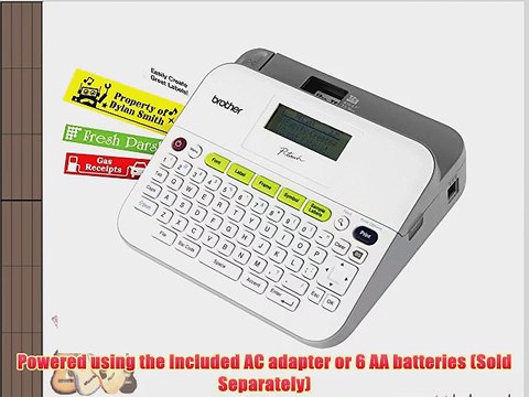 Brother PTD400AD Label Maker With AC Adapter
