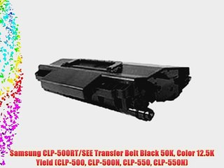 Samsung CLP-500RT/SEE Transfer Belt Black 50K Color 12.5K Yield (CLP-500 CLP-500N CLP-550 CLP-550N)