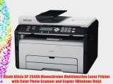 Ricoh Aficio SP 204SN Monochrome Multifunction Laser Printer with Color Photo Scanner and Copier