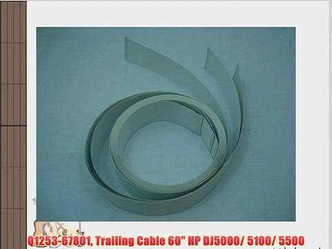 Q1253-67801 Trailing Cable 60 HP DJ5000/ 5100/ 5500