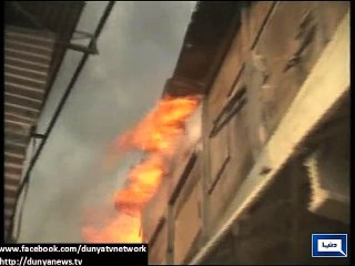 Dunya News-Fire hits plastic factory in Karachi