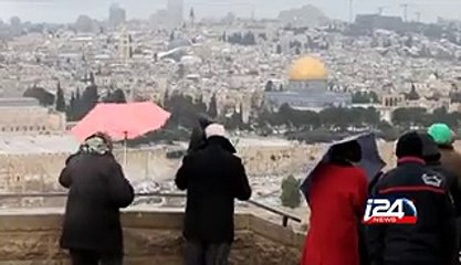 Horrible Winter Storm Hitting Israel