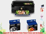 Epson XP-310 Wireless Color Photo Printer and Ink Bundle