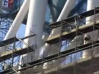 【東京スカイツリー建設風景】正面東側 足場解体