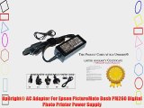 UpBright? AC Adapter For Epson PictureMate Dash PM260 Digital Photo Printer Power Supply