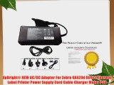 UpBright? NEW AC/DC Adapter For Zebra GX420d Direct Thermal Label Printer Power Supply Cord