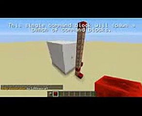 Minecraft - City Generator with only one command block