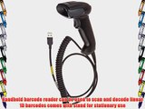 Honeywell Voyager 1250G Single-Line Hand-Held Laser Barcode Scanner with USB Interface 5V Black