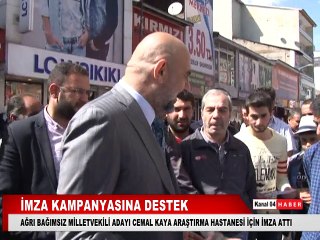 Cemal Kaya  iMZA KAMPANYASINA DESTEK VERDi
