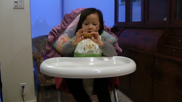 Girl Sharing Her Animal Cake