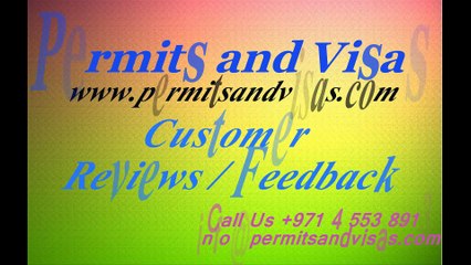 Download Video: Permits and Visas Customer Review Feedback and complain again services still day